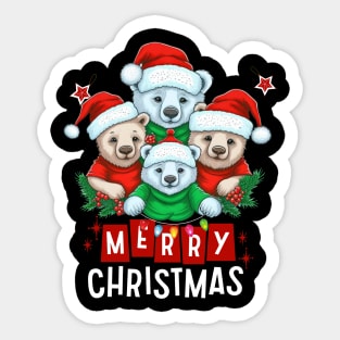 Christmas-Bear Sticker